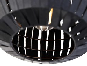 Nowoczesna lampa sufitowa czarna 26 cm - Zoë Nowoczesny Oswietlenie wewnetrzne