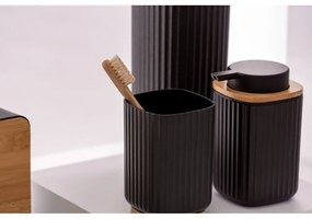 Czarna szczotka do WC Wenko Rotello