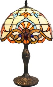 Brilagi - Lampa stołowa witrażowa Tiffany MIRABELLA 1xE27/60W/230V