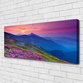 Obraz canvas na ścianę Panorama Górskiej Polany