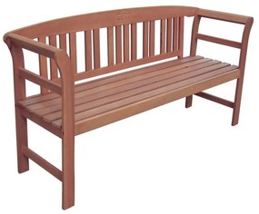 Brązowa drewniana ławka ogrodowa Harland – Garden Pleasure