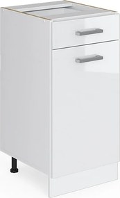Szafka dolna do kuchni biały wysoki połysk 40x60x81.6 r-line
