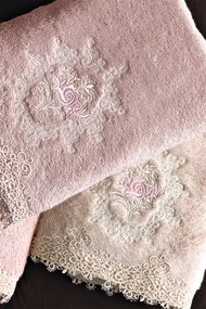 Ręcznik DESTAN  50x100 cm z koronką Proszkowa