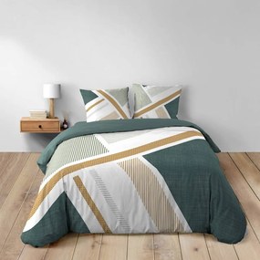 Biała bawełniana pościel dwuosobowa 240x220 cm Zephyr – douceur d'intérieur