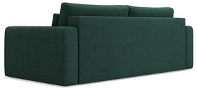 Zielona rozkładana/ze schowkiem sofa 238 cm Kapua – Makamii