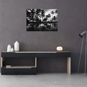 Obraz tropikalnej wyspy (70x50 cm)