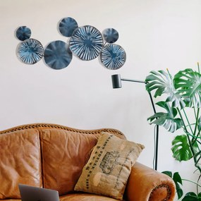 Metalowa dekoracja ścienna 79x35 cm Astrid – Wallity