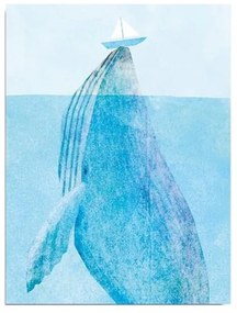 Obraz na płótnie Whale, 30x40 cm