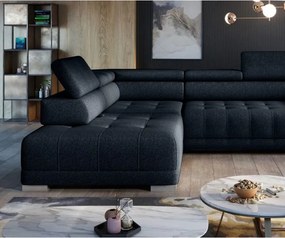 Narożnik CAMPO L z elektryczną regulacją siedziska Lewostronny w tkaninie MEMPHIS 20 WERSAL