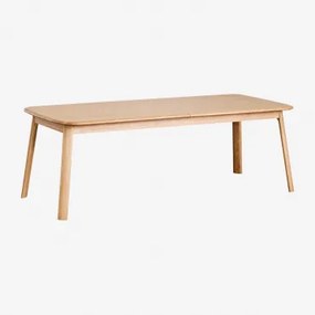 Stół Jadalniany Prostokątny 220-320x95 Cm Rozkładany, Wykonany Z Drewna Treveris Roble - Sklum