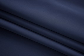 Granatowa zasłona OXFORD 140x250 cm Zawieszanie: Taśma z wiązaniami