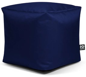 Ciemnoniebieski dziecięcy worek do siedzenia Cube M – So Soft?