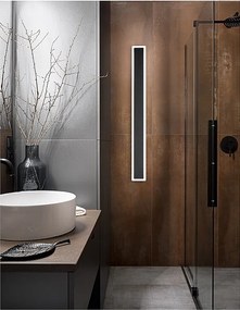 Kinkiet LED WALLY z aluminium 22W 3000K Perenz 100 cm Czarny