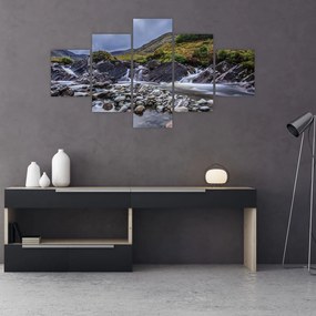 Obraz płynącej wody (125x70 cm)