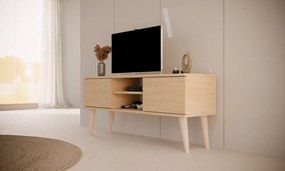 Szafka RTV w stylu skandynawskim Toronto 120 dąb artisan