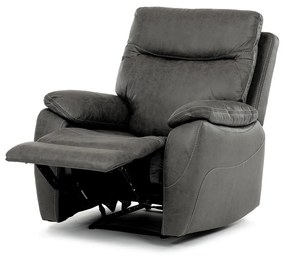 Fotel rozkładany 4092 GREY3, vintage, szary