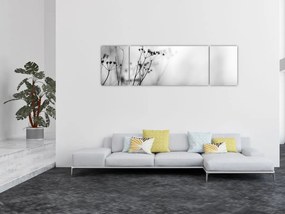 Obraz - Detal kwiatów polnych (170x50 cm)
