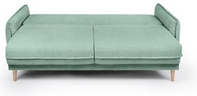 Zielona rozkładana sofa z materiału bouclé 215 cm Patti – Bonami Selection