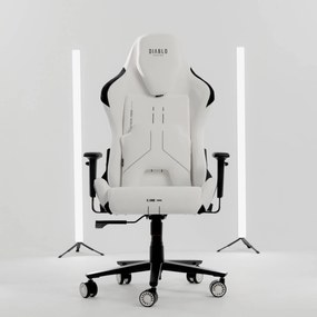 Fotel gamingowy Diablo X.One Prime, Normal Size, Ghosted White