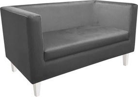 Sofa Monaco : Kolor nogi - Biała, Kolor tkaniny - VELVET - BL14, Typ tkaniny - Velvet, Wysokość nogi - 15 cm