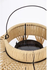 Lampion LED solarny w naturalnym kolorze (wysokość 29 cm) Nikhita – Yes Everyday