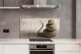 Szkło do Kuchni na Ścianę Tekstura Piaskowca i Piasku