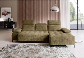 Narożnik FOCUS S z elektryczną regulacją siedziska w tkaninie Promocyjnej SALVADOR 10 WERSAL