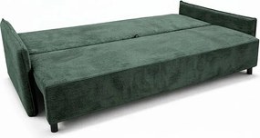 CORDO – sofa 3-osobowa z funkcją spania 197x140 cm, tkanina Poso 14 zielona