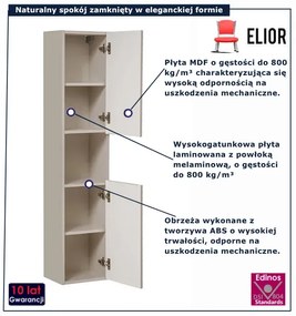 Kaszmirowy wiszący słupek łazienkowy - Virello 3X