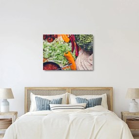 Obraz na szkle warzyw (70x50 cm)