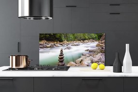 Panel Szklany Dziki Potok w Górskim Lesie