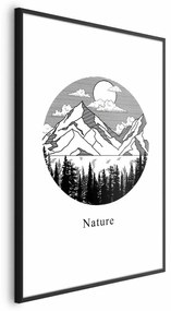 Plakat Zaginiona kraina 29,7x42 cm z ramą czarną bez marginesu ARTGEIST B