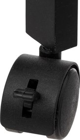 Bardzo wąski regał łazienkowy na kółkach, 3 półki, szer. 15 cm