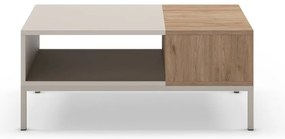 Kremowy stolik 56x90 cm Cailin – Marckeric