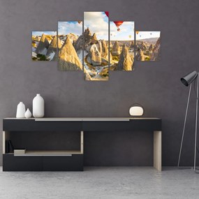 Obraz - Balony na ogrzane powietrze (125x70 cm)