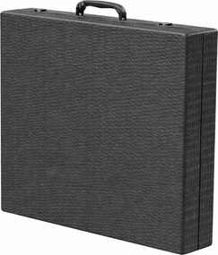 Leżak ogrodowy basenowy Aquaris SL-01C z poduszką, składany, kolor szary