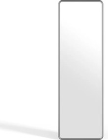 Lustro prostokątne aluminiowe - dł. 55 x wys. 170 cm - Chromowane - REFLEYA