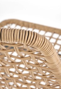 K457 krzesło naturalny, rattan syntetyczny, boho, skandynawski,