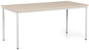 Stół jadalniany TRIVIA, 160x80 cm, szara podstawa, brzoza