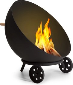 Blumfeldt Fireball 66cm Niskie Palenisko z grillem Czarny