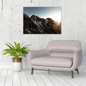 Obraz skalistego pasma górskiego (70x50 cm)