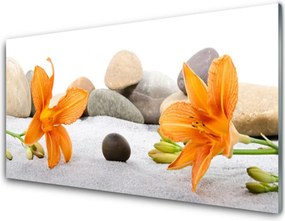 Szkło Dekoracyjne do Kuchni Artystyczna Interpretacja Lilii