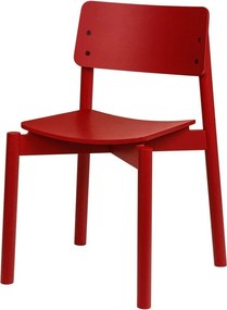 Czerwone krzesło sztaplowane Wem – noo.ma