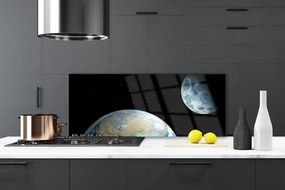 Panel Szklany do Kuchni Kosmiczna Więź Światów