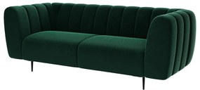 Ciemnozielona sofa Ghado Shel, 210 cm