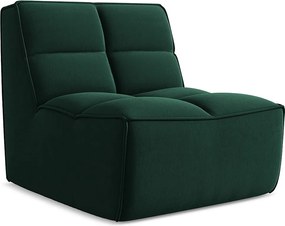 Moduł - z tkaniny welwetowej - butelkowa zieleń - KALAI