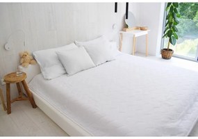 Biała muślinowa narzuta pikowana 210x240 cm Plain Muslin – Butter Kings