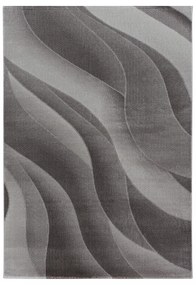 Dywan nowoczesny Costa wstęgi brązowy 140 cm x 200 cm