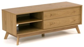 Szafka pod TV w dekorze dębu 130x50 cm Kensal – Woodman