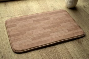 Antypoślizgowy dywanik łazienkowy Antypoślizgowy dywanik łazienkowy Drewniana podłoga